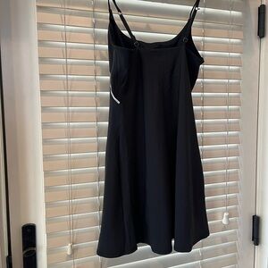 Elegant Black Spaghetti Strap Dress